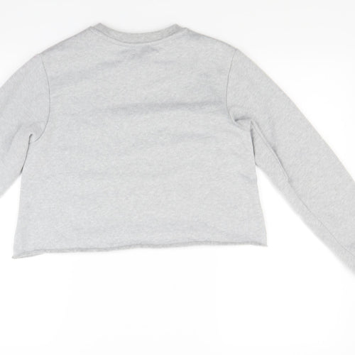 H&M Womens Grey   Pullover Sweatshirt Size 6  - Dog Pug
