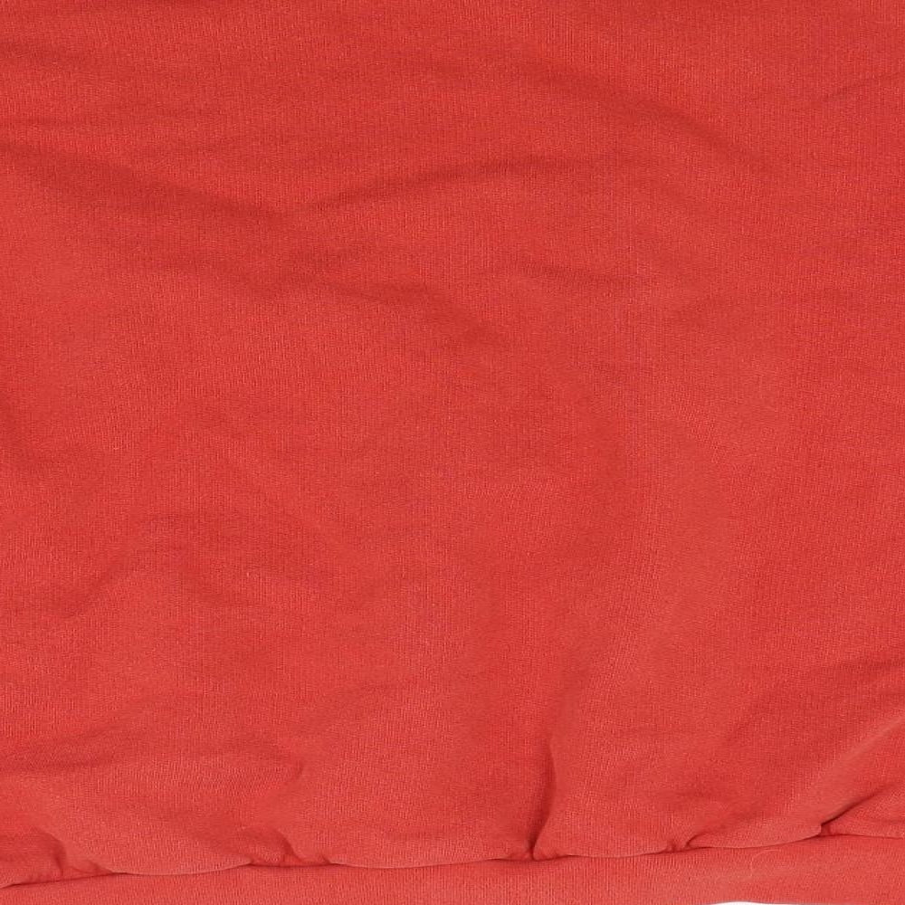 Stefanel Girls Orange  Jacquard Pullover Sweatshirt Size 10 Years