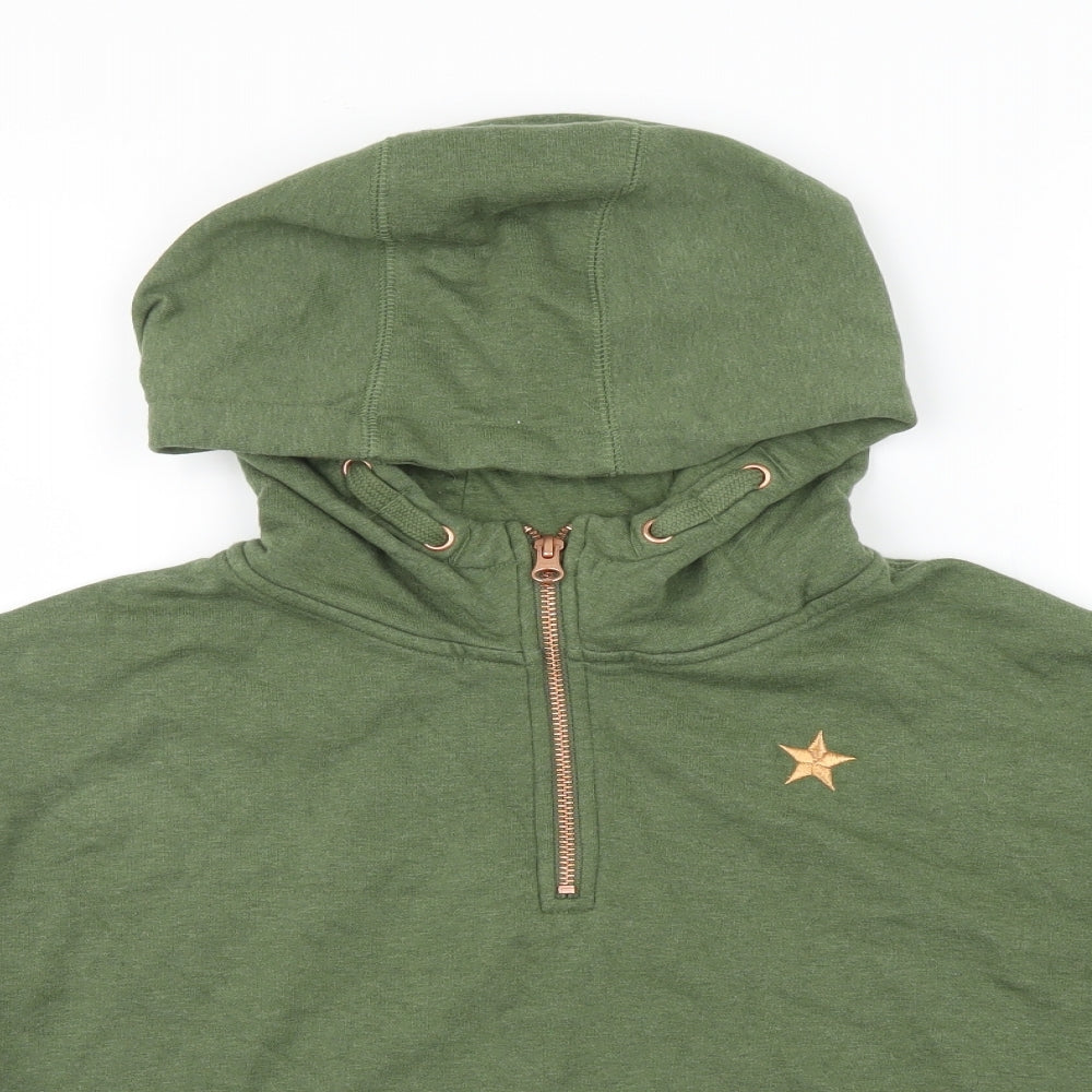 NEXT Girls Green   Pullover Hoodie Size 13 Years  - Embroidered