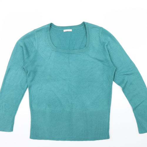 Matalan Womens Green   Pullover Jumper Size 16