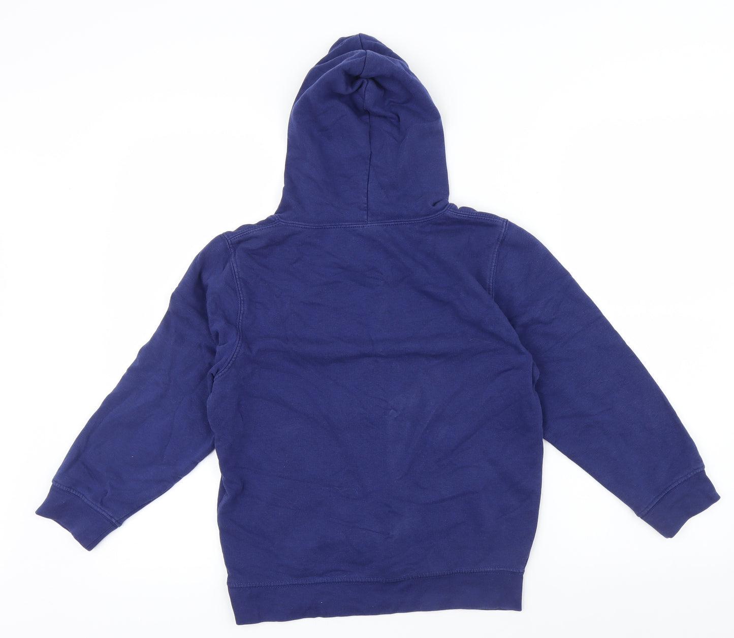 Preworn Girls Blue   Pullover Hoodie Size 7-8 Years