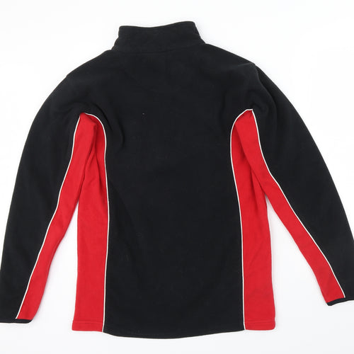 Tombo Mens Black   Pullover Jumper Size M  - RED SIDE PANALS