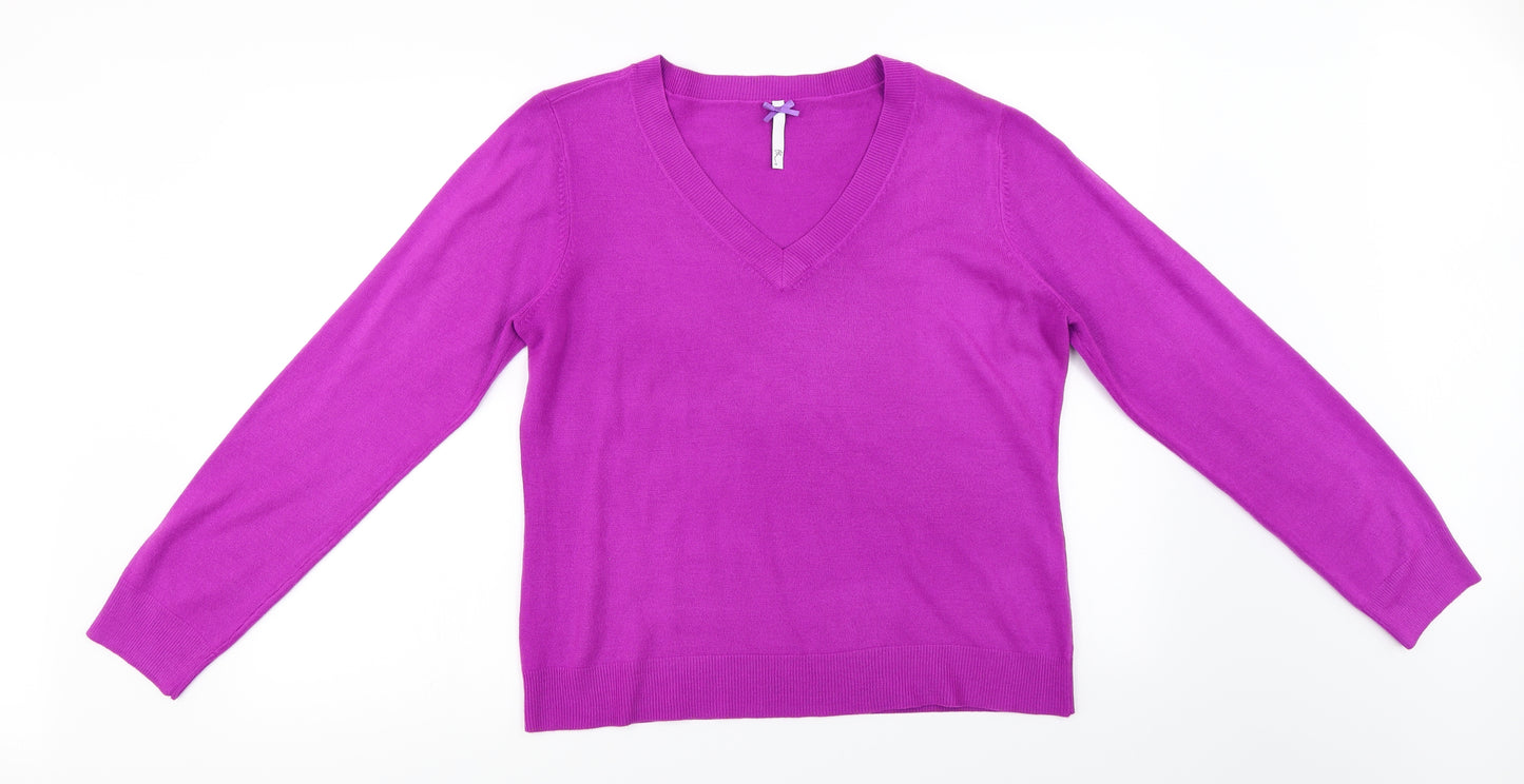 BHS  Womens Purple   Pullover Jumper Size 16