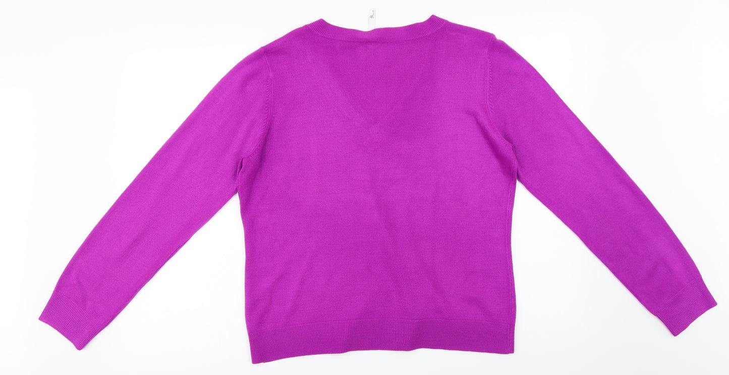 BHS  Womens Purple   Pullover Jumper Size 16