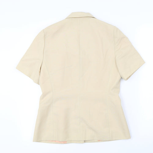 JWF  Womens Beige   Jacket Blazer Size 12