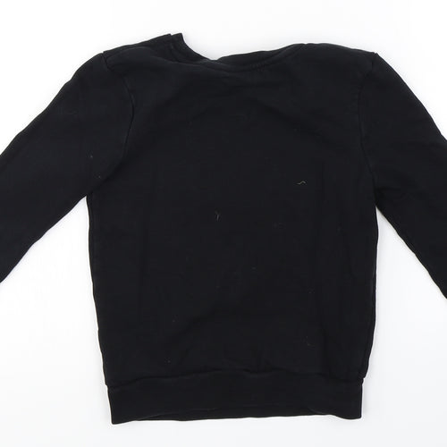 George  Boys Black   Pullover Jumper Size 4-5 Years  - DInosaur