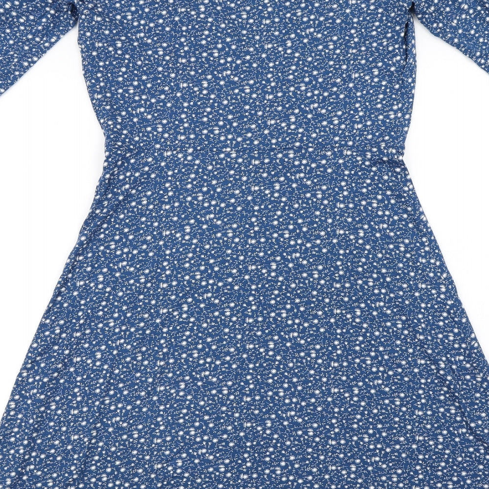 Pepperberry  Womens Blue Floral  A-Line  Size 10