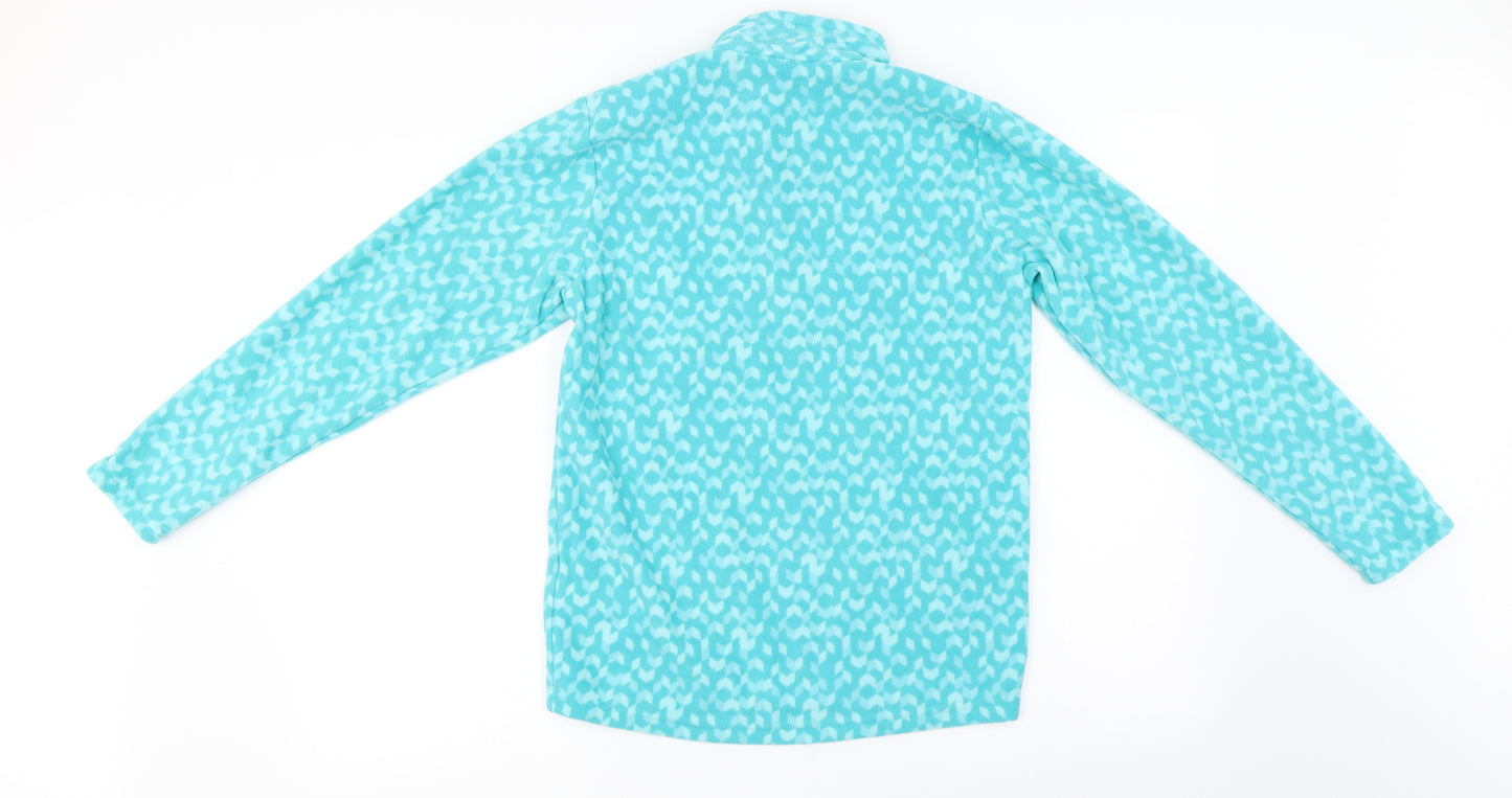 DECATHLON  Girls Blue   Henley Jumper Size 14 Years