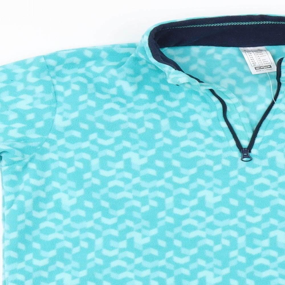 DECATHLON  Girls Blue   Henley Jumper Size 14 Years
