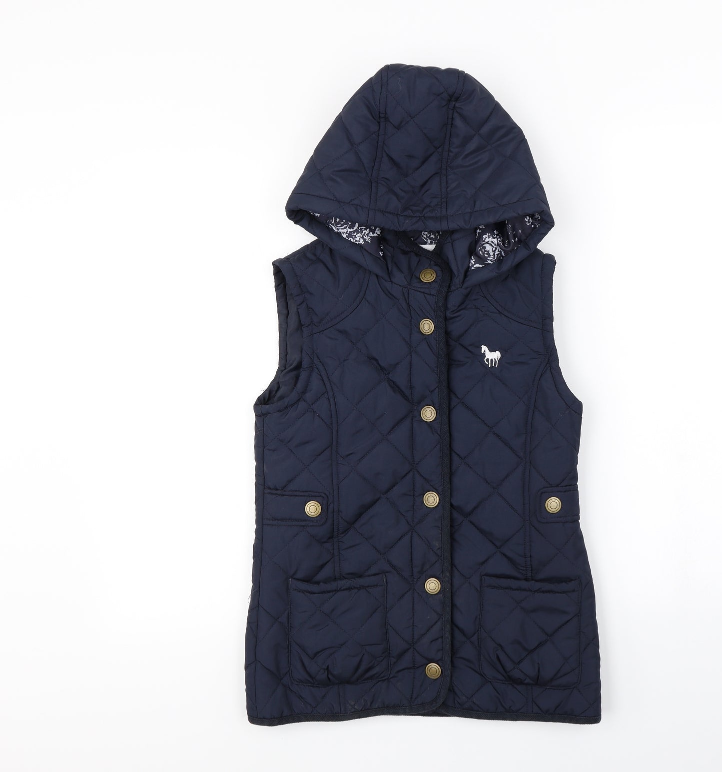 TU Girls Blue   Gilet Coat Size 9-10 Years