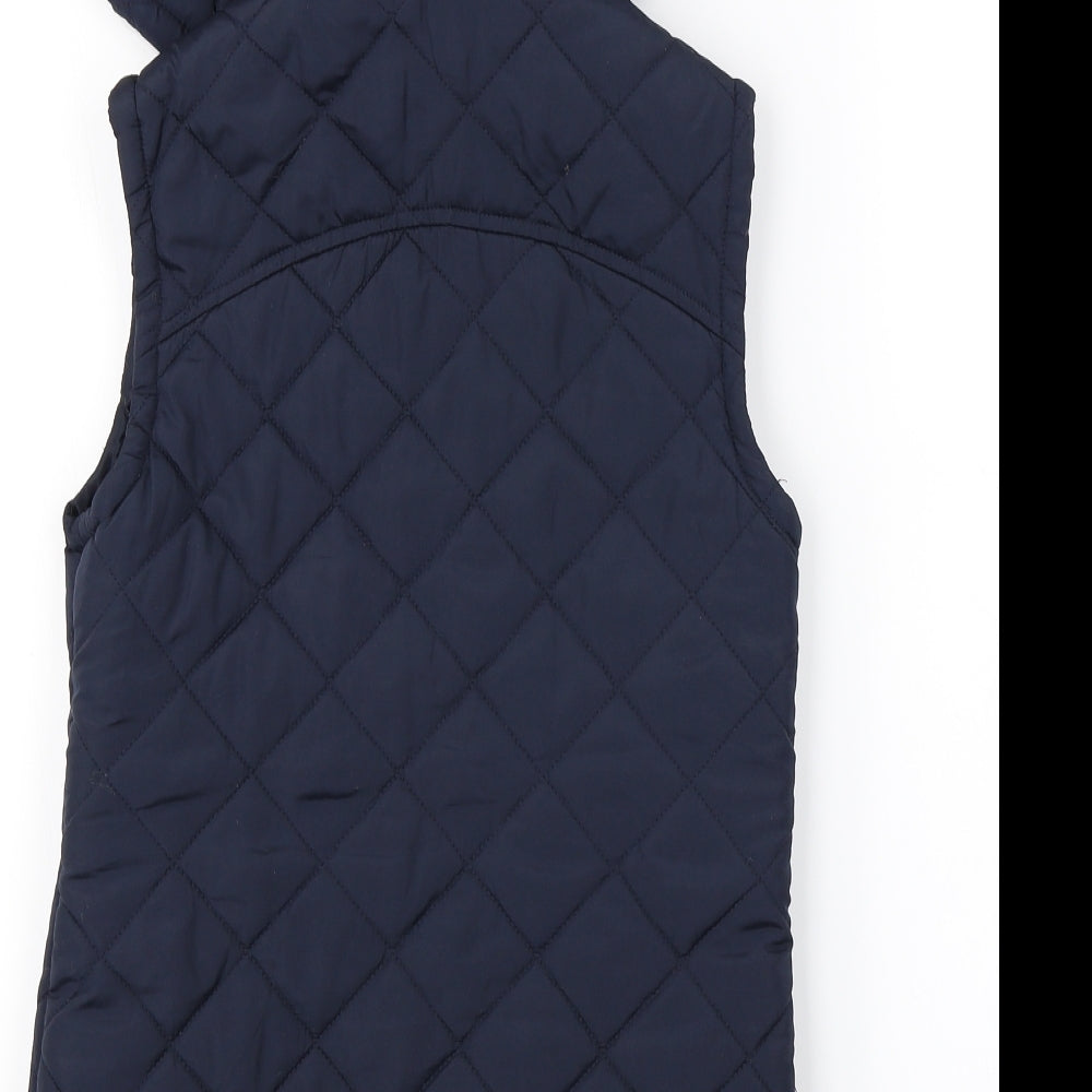 TU Girls Blue   Gilet Coat Size 9-10 Years