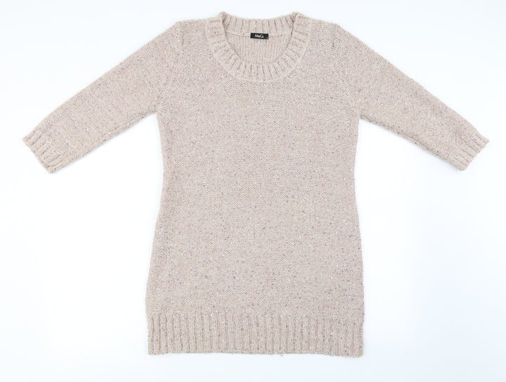 M&Co Womens Pink   Pullover Jumper Size M