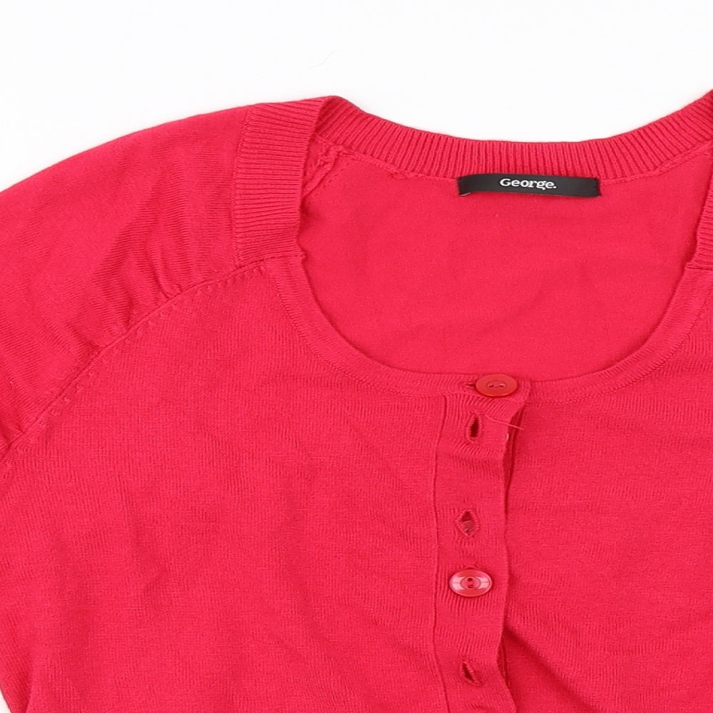 George  Womens Pink   Cardigan Jumper Size 10