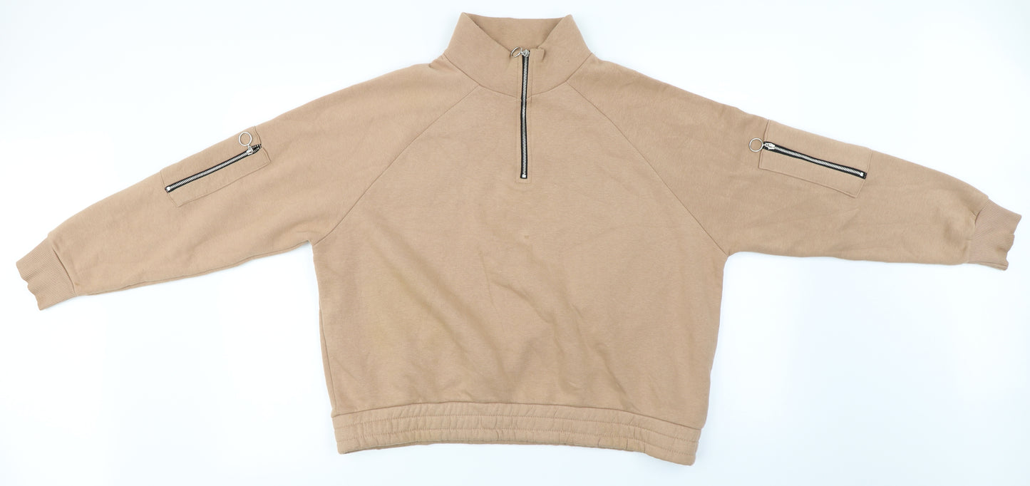 Primark  Womens Brown   Henley Jumper Size L