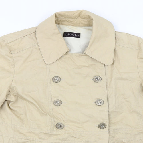 Principles  Womens Beige   Jacket Coat Size 14
