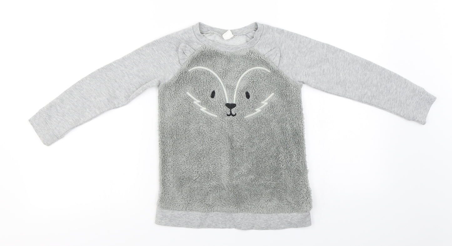 Gap Boys Grey   Pullover Jumper Size 5 Years