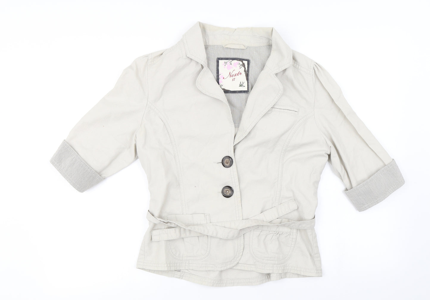 NEXT  Womens Beige   Jacket Coat Size 12