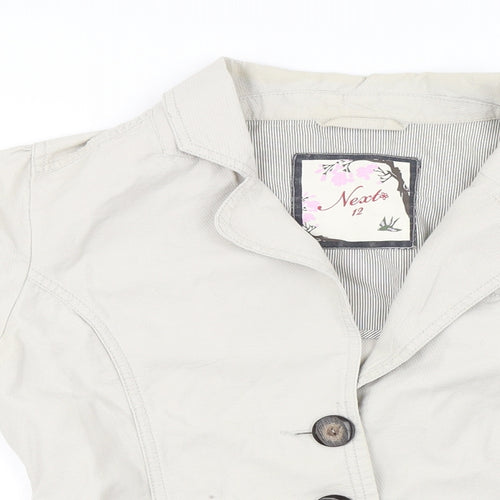NEXT  Womens Beige   Jacket Coat Size 12
