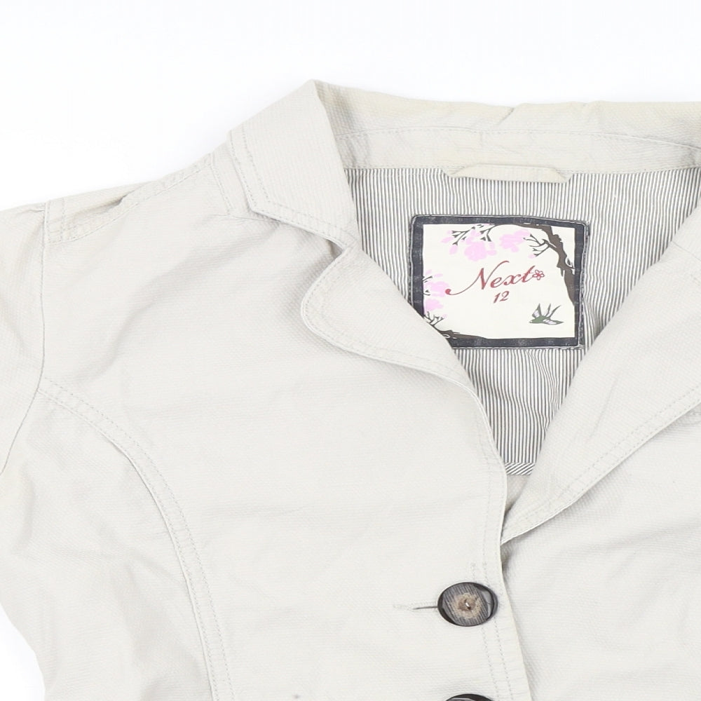 NEXT  Womens Beige   Jacket Coat Size 12