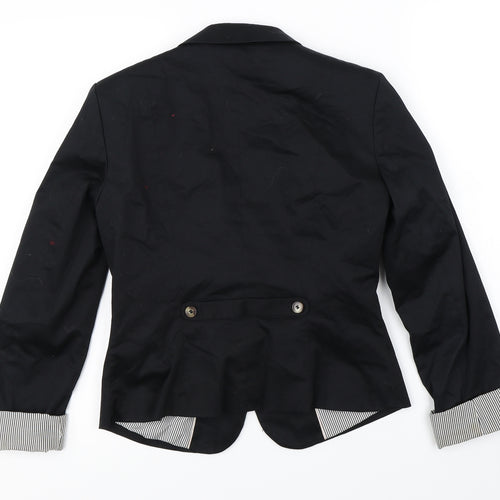 H&M  Womens Black   Jacket Blazer Size 6