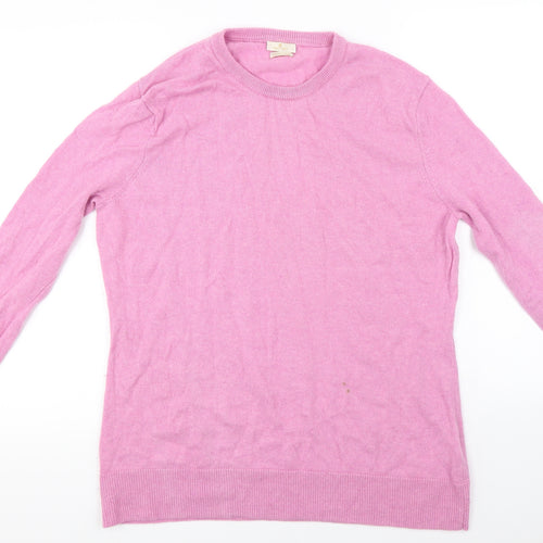 Munrospun  Mens Pink   Pullover Jumper Size XL