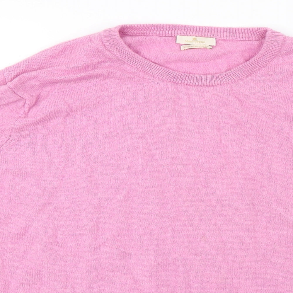 Munrospun  Mens Pink   Pullover Jumper Size XL