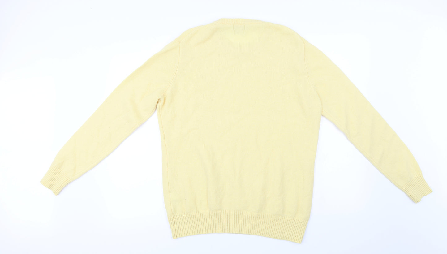 Munrospun  Mens Yellow   Pullover Jumper Size XL