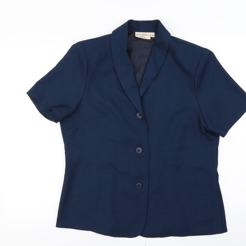 Honor Milburn  Womens Blue   Jacket Blazer Size 14
