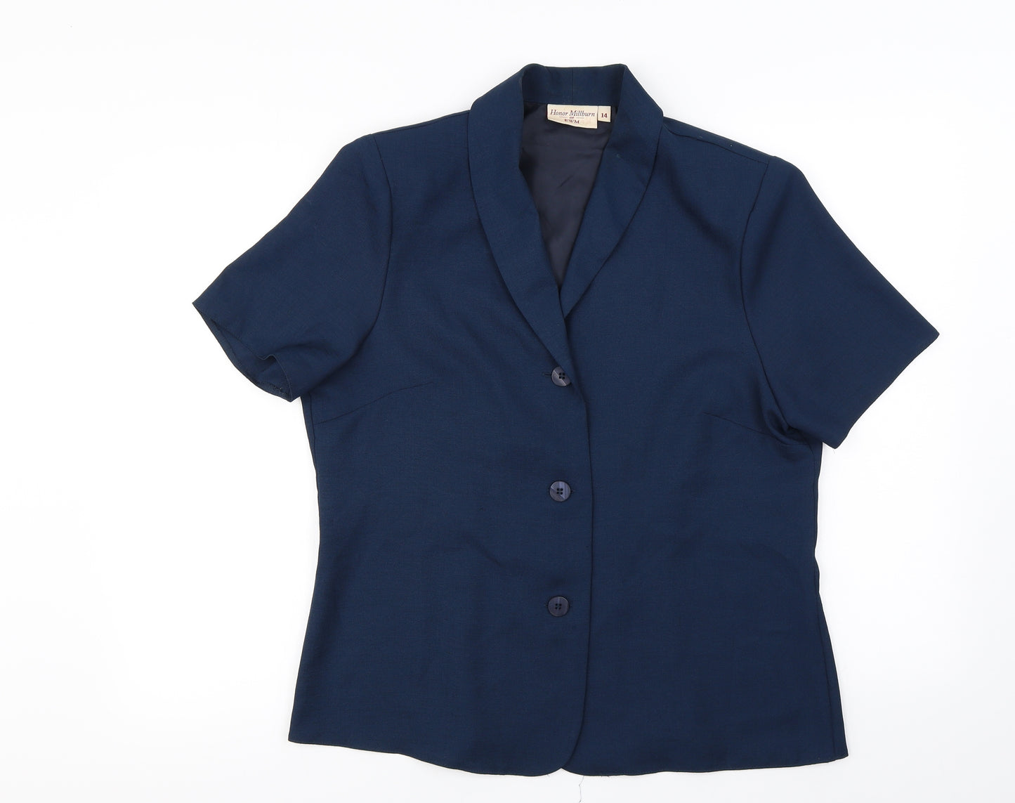 Honor Milburn  Womens Blue   Jacket Blazer Size 14