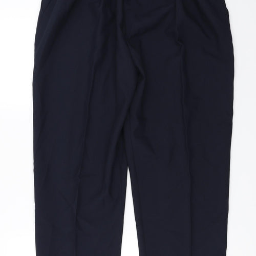 Preworn  Womens Blue   Trousers  Size 32 in L24 in