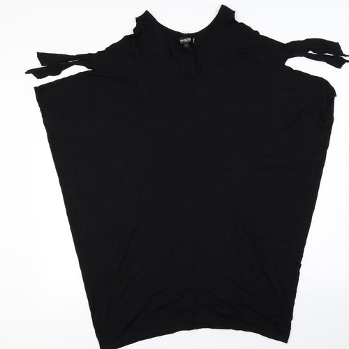Debenhams Womens Black   Basic T-Shirt Size L