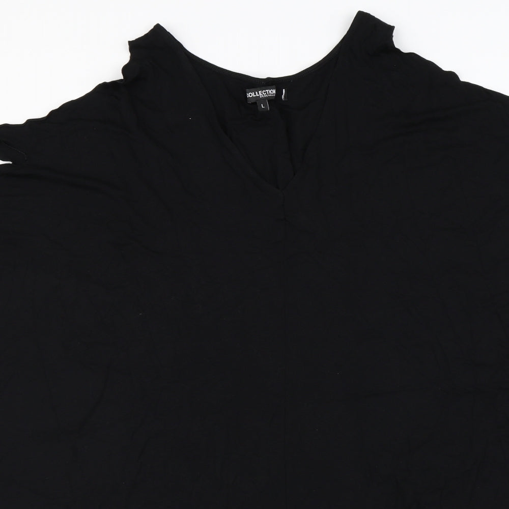 Debenhams Womens Black   Basic T-Shirt Size L