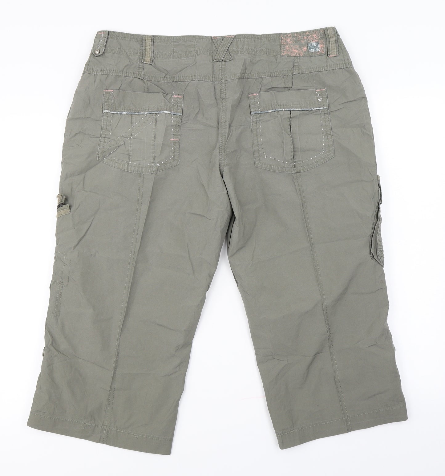 New Look  Womens Grey   Cargo Trousers Size 14 L20 in