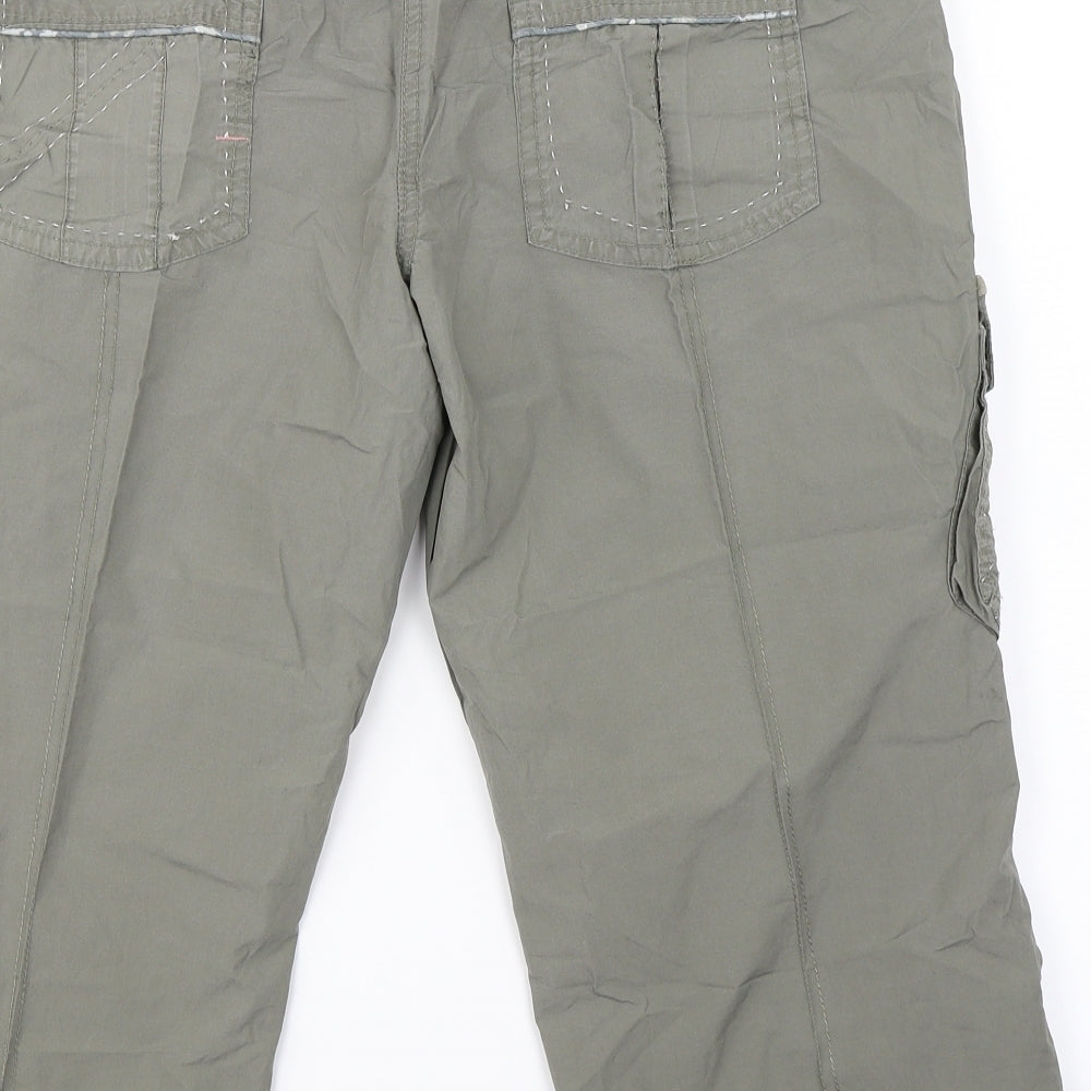 New Look  Womens Grey   Cargo Trousers Size 14 L20 in
