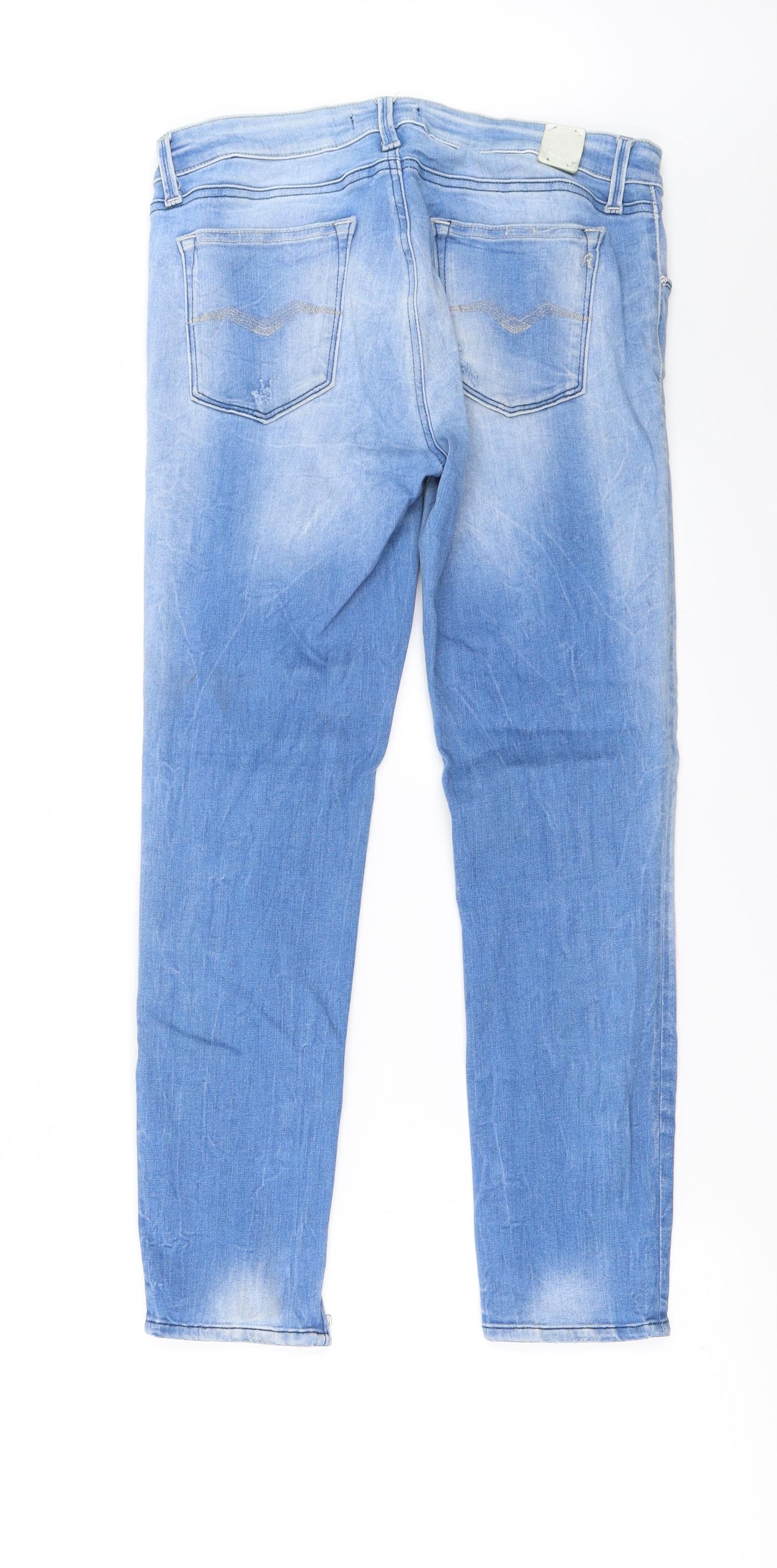 Replay  Womens Blue   Straight Jeans Size 30 in L26 in