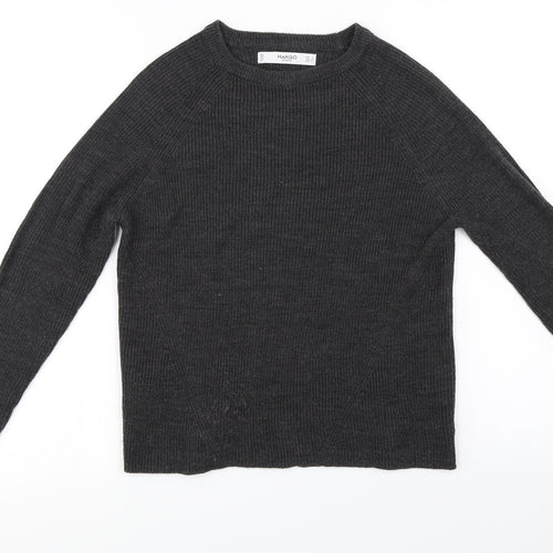 Mango  Womens Grey   Pullover Jumper Size S