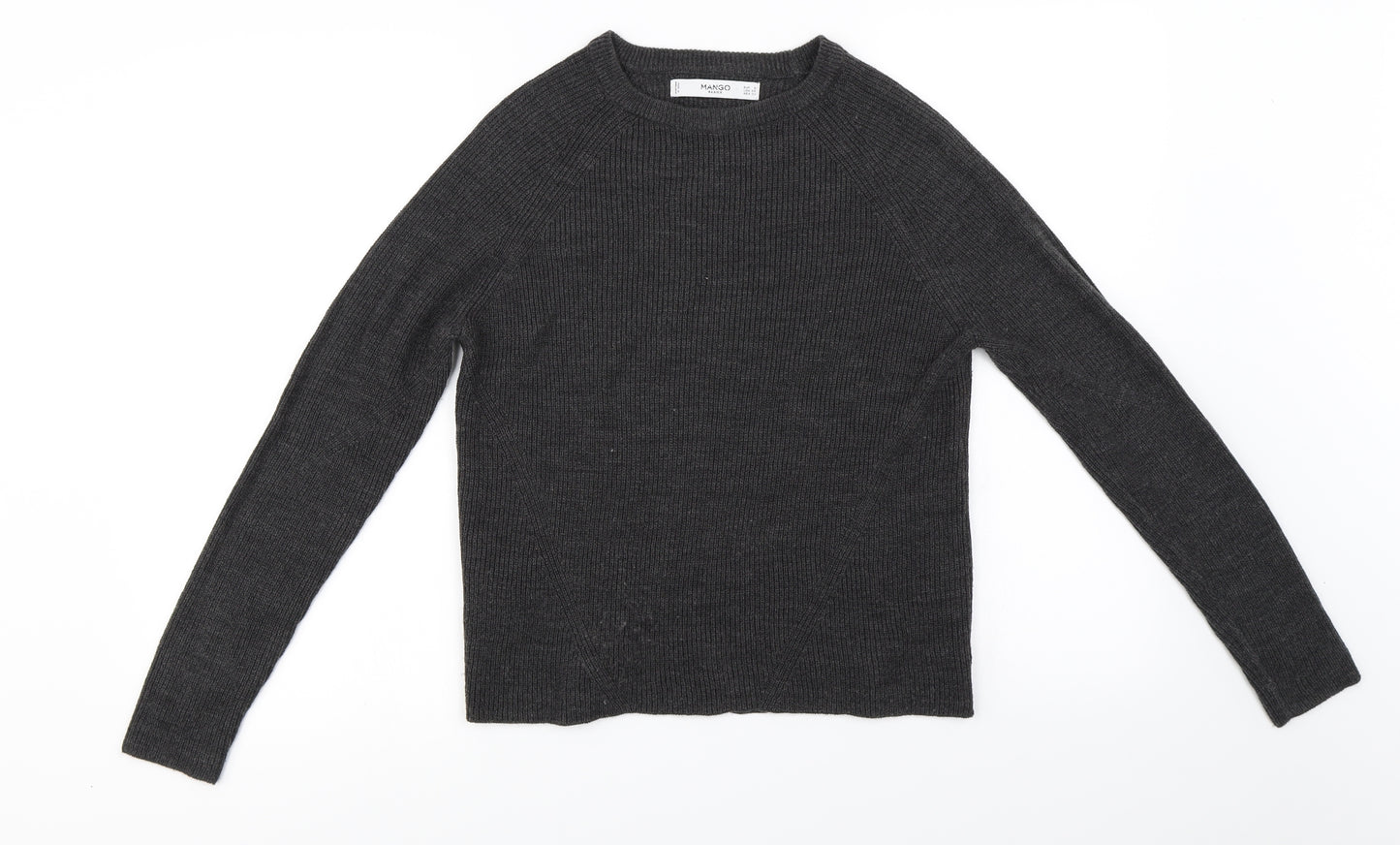 Mango  Womens Grey   Pullover Jumper Size S