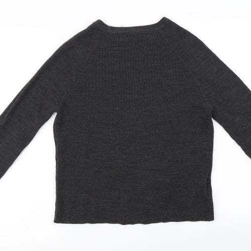 Mango  Womens Grey   Pullover Jumper Size S