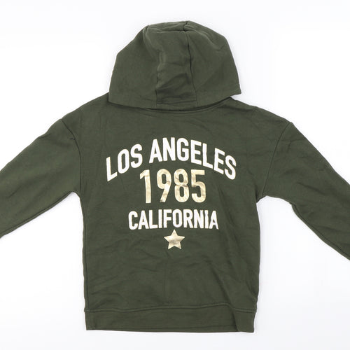 Primark  Girls Green   Pullover Hoodie Size 9-10 Years