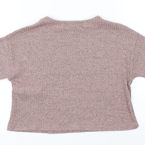 New Look  Girls Pink   Basic T-Shirt Size 9 Years