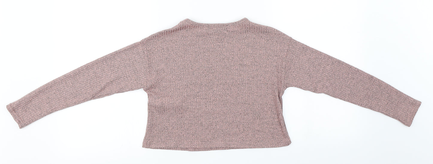 New Look  Girls Pink   Basic T-Shirt Size 9 Years