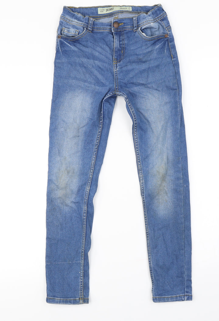 denim co Girls Blue   Skinny Jeans Size 9-10 Years