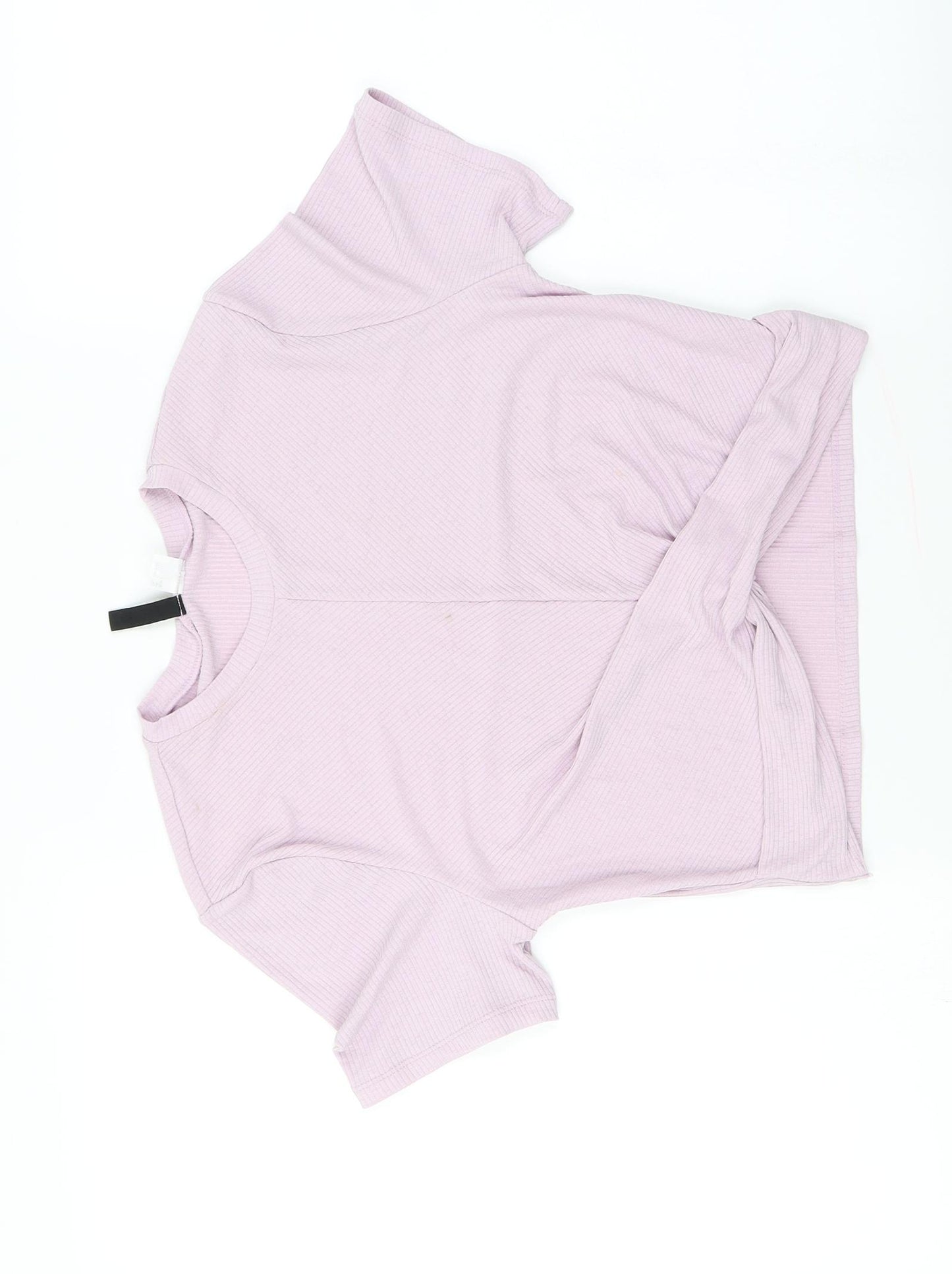 H&M  Womens Purple   Basic T-Shirt Size L