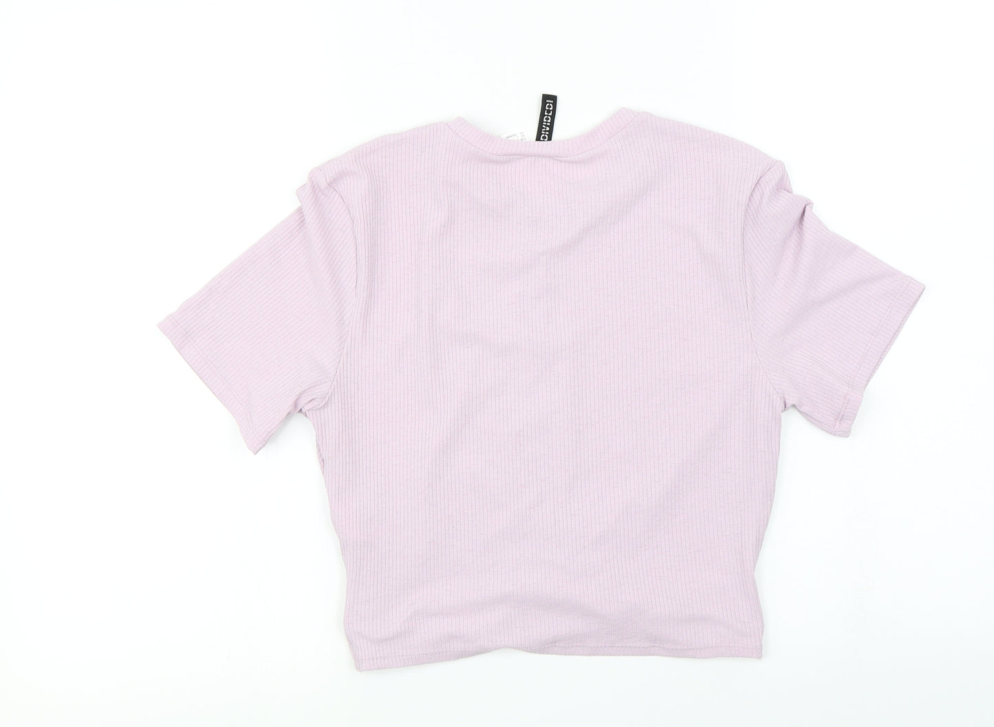 H&M  Womens Purple   Basic T-Shirt Size L