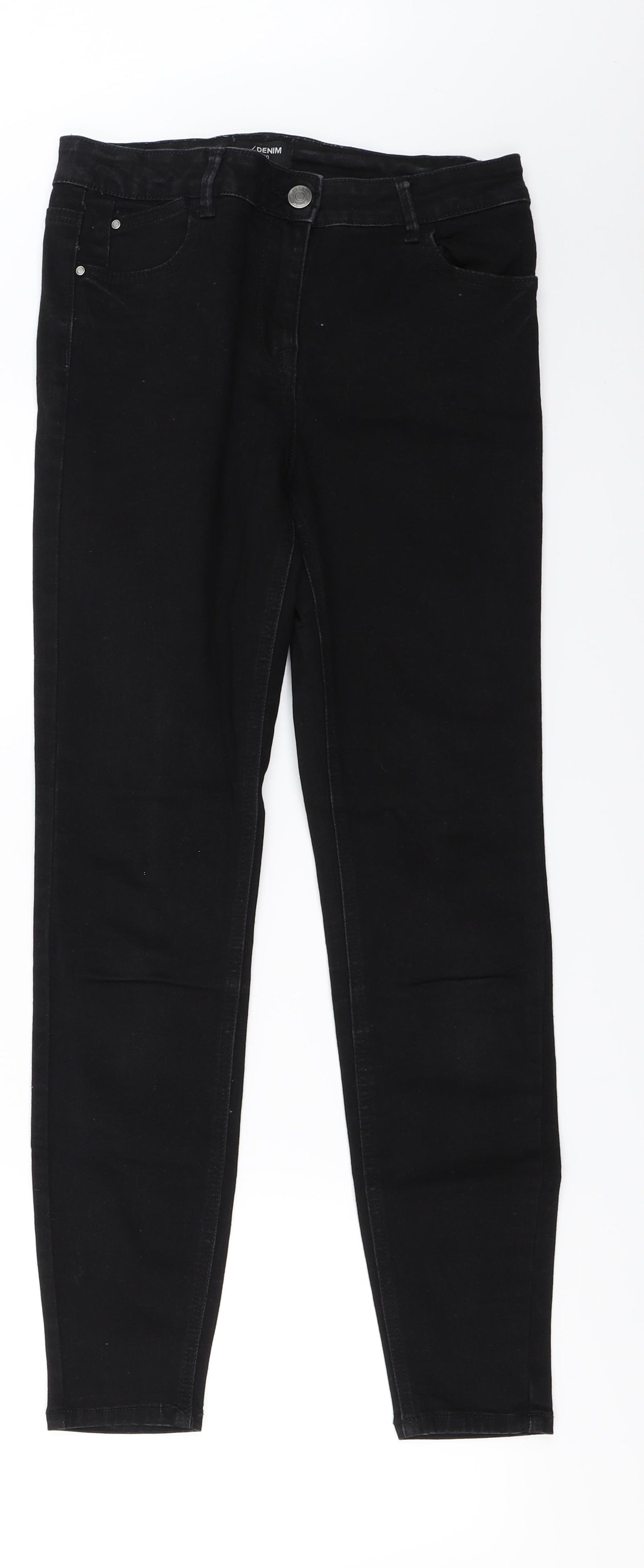 denim  Womens Black   Skinny Jeans Size 10 L26 in