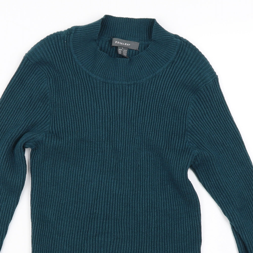 Primark Womens Green   Pullover Jumper Size L