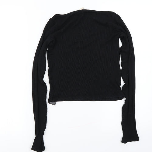 H&M Womens Black   Pullover Jumper Size 6