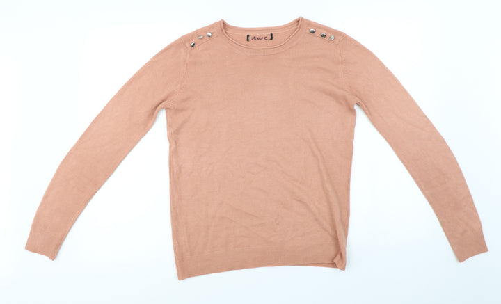 Atmosphere Womens Orange   Pullover Jumper Size 8