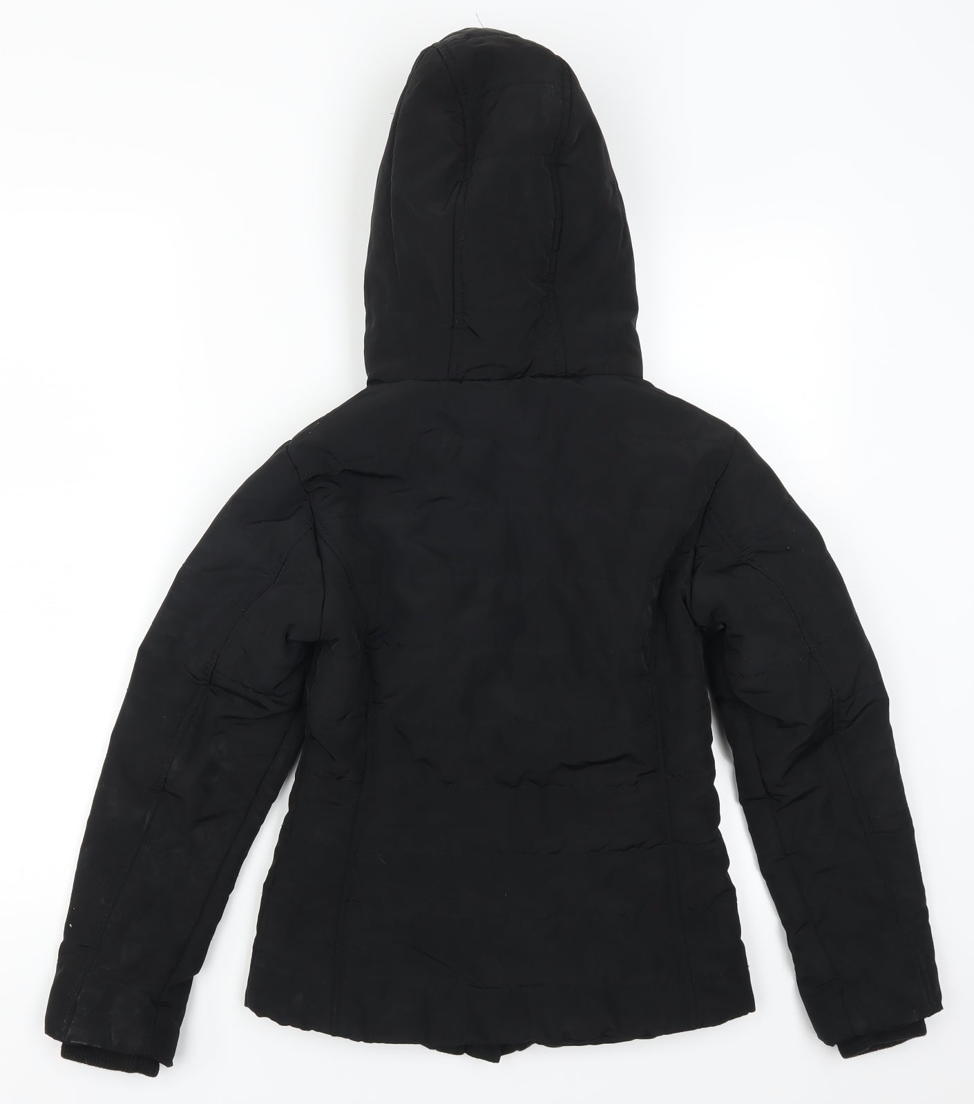 New Look Girls Black   Quilted Coat Size 10-11 Years