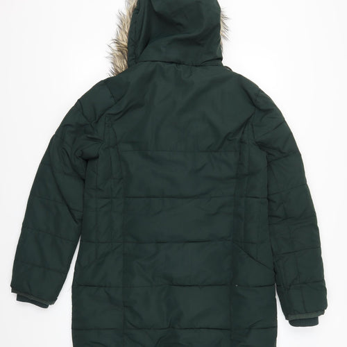 Dorothy Perkins Womens Green   Parka Coat Size 14